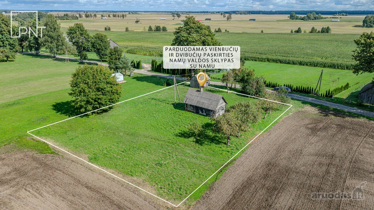 Parduodamas 18,34 Arų Namų Valdos Sklypas Su - nuotraukos Nr. 3