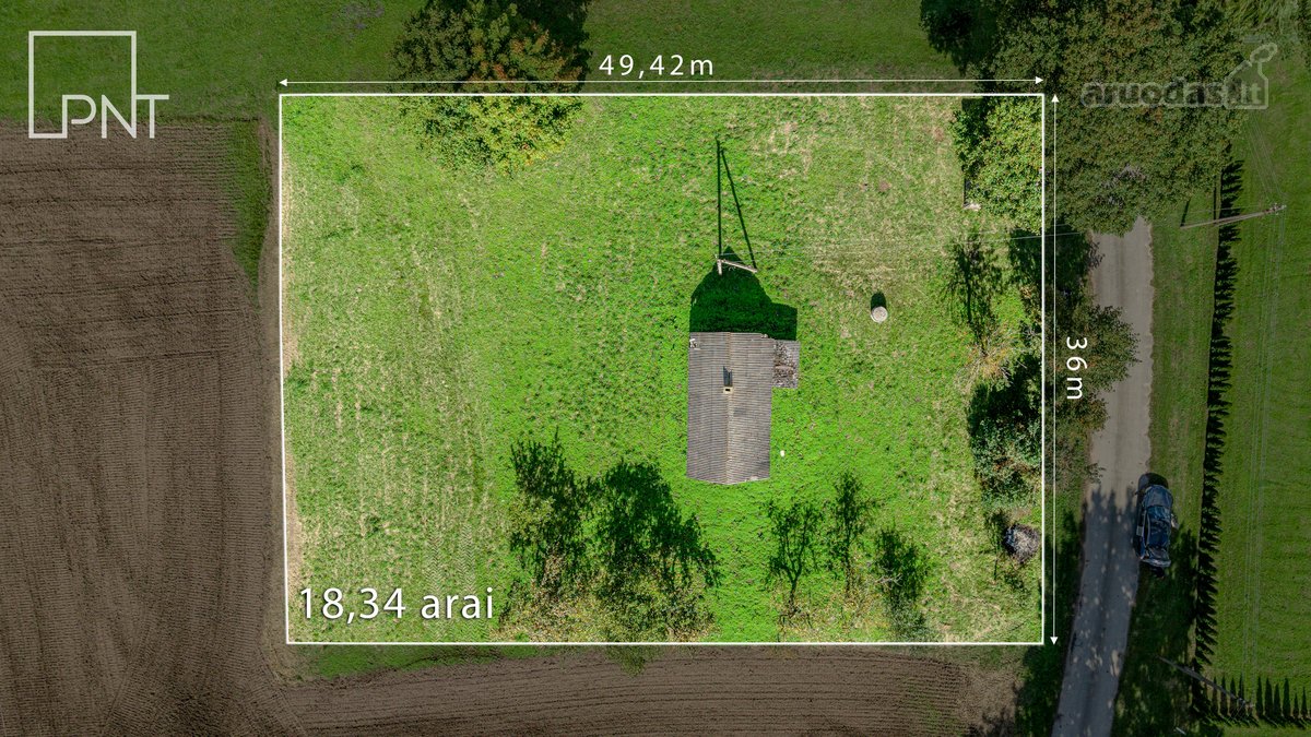 Parduodamas 18,34 Arų Namų Valdos Sklypas Su - nuotraukos Nr. 4
