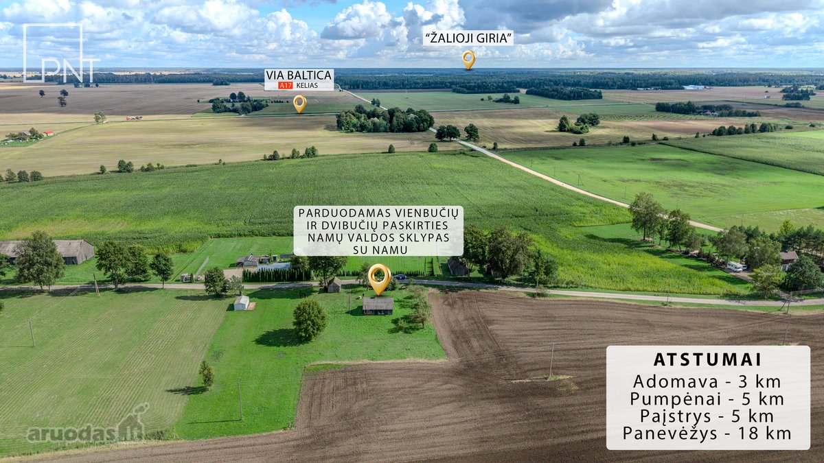 Parduodamas 18,34 Arų Namų Valdos Sklypas Su - nuotraukos Nr. 6