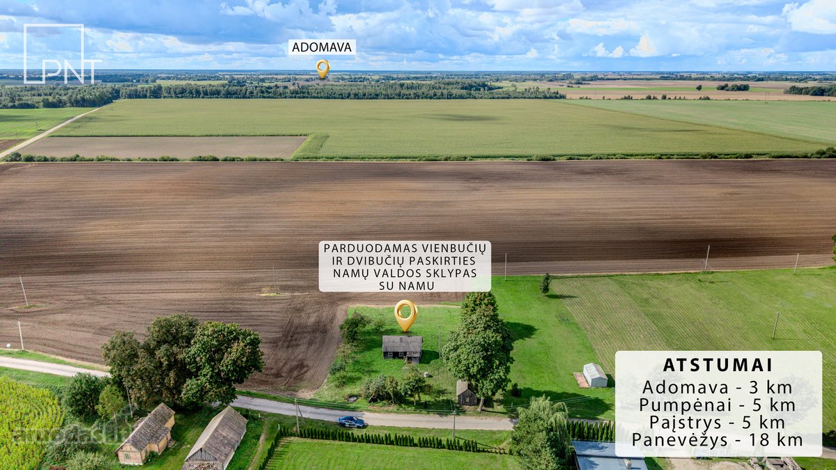 Parduodamas 18,34 Arų Namų Valdos Sklypas Su - nuotraukos Nr. 8