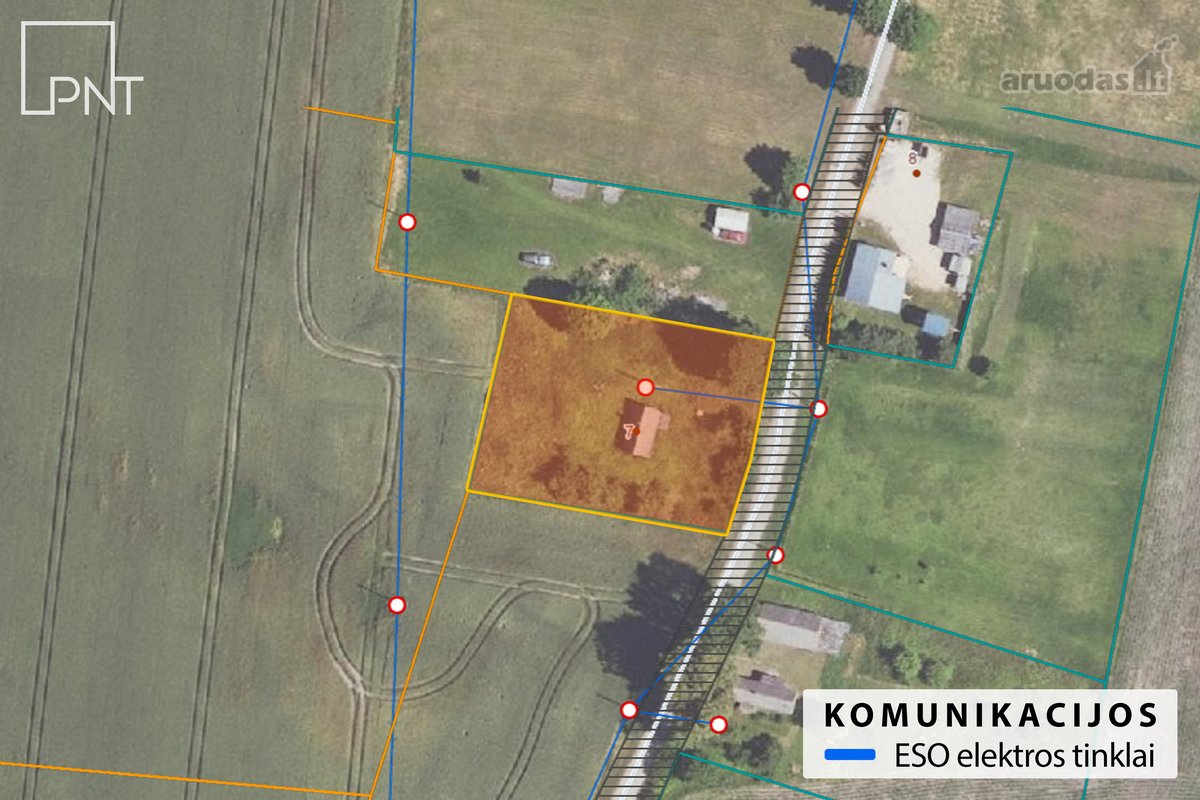 Parduodamas 18,34 Arų Namų Valdos Sklypas Su - nuotraukos Nr. 17
