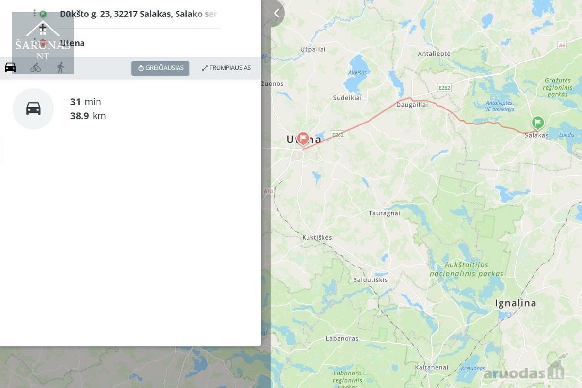Parduodama Sodyba Salako Miestelyje Zarasų Raj. - nuotraukos Nr. 16