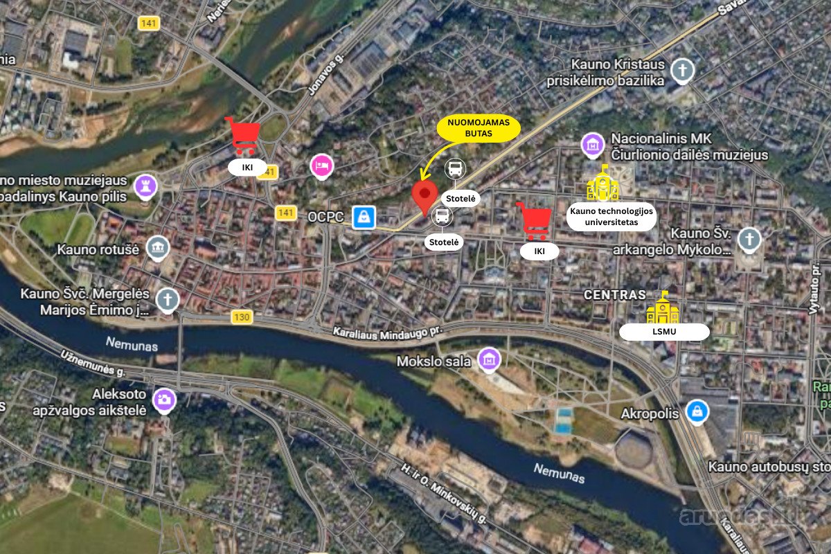 Nuomojamas Jaukus, Tvarkingas Dviejų Kambarių - nuotraukos Nr. 12