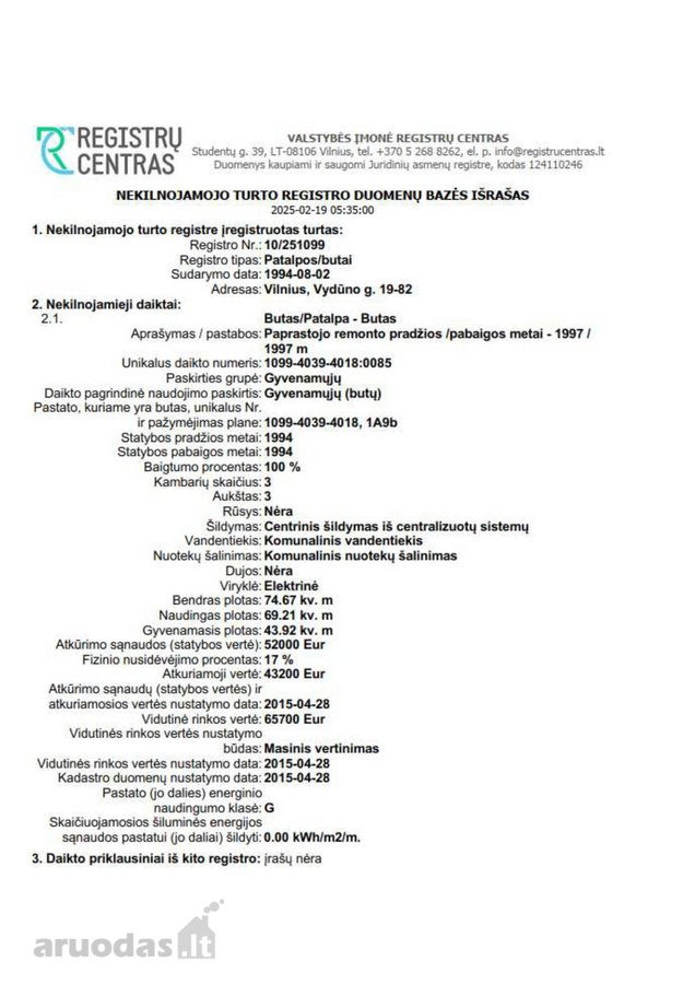 Erdvus 3 kambarių butas Pilaitėje, Vydūno g. - nuotraukos Nr. 19