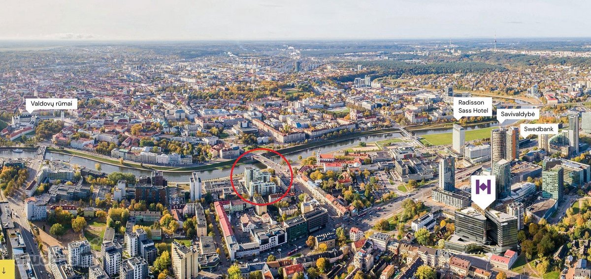 Centre, šalia Žaliojo tilto, nuomojamas 2 - nuotraukos Nr. 12