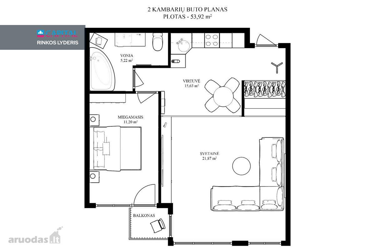 Parduodamas Jaukus Ir Funkcionaliai - nuotraukos Nr. 24