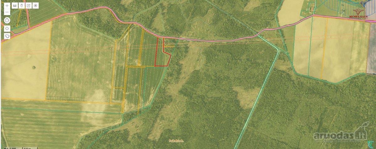 Parduodamas 1,51 Ha Žemės Sklypas Klaipėdos R - nuotraukos Nr. 3