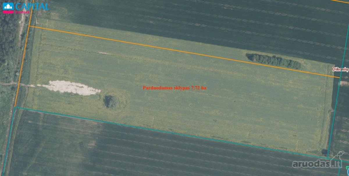 Parduodamas žemės ūkio 7,72 ha sklypas - nuotraukos Nr. 5