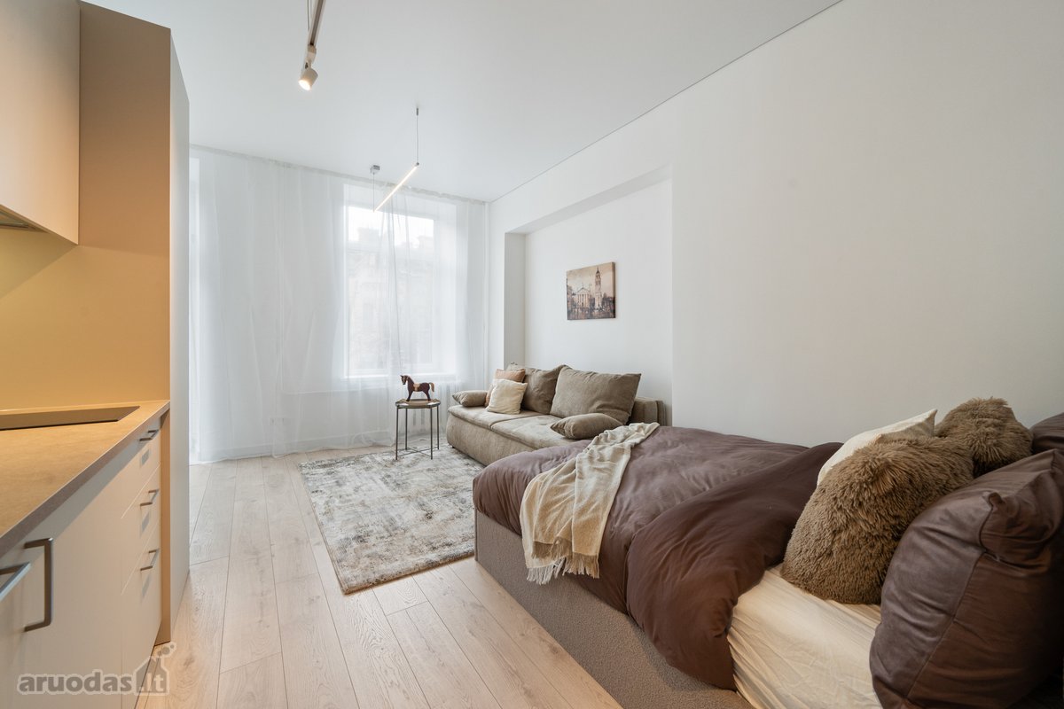 Studija Su Balkonu Senamiestyje  27,03 M²  - nuotraukos Nr. 2