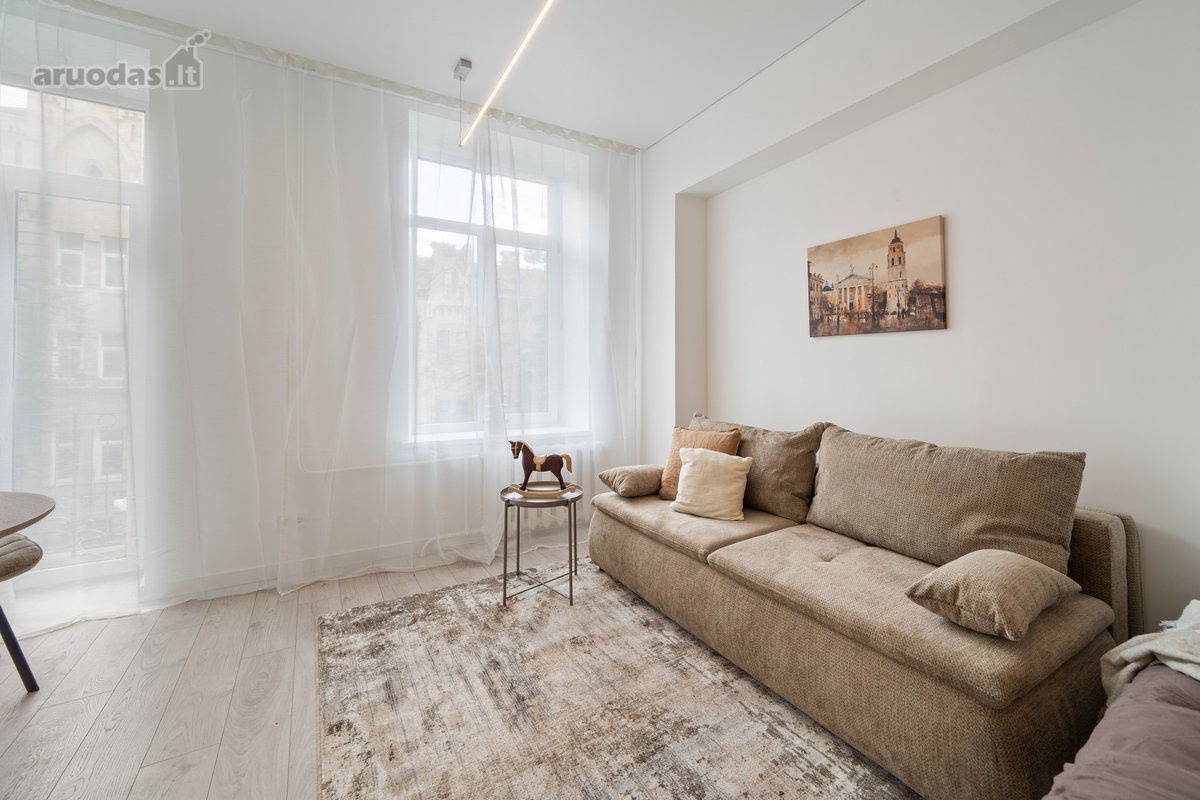 Studija Su Balkonu Senamiestyje  27,03 M²  - nuotraukos Nr. 3