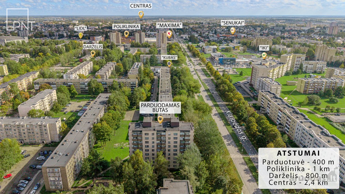 Parduodamas 2 Kambarių Butas Klaipėdos G., - nuotraukos Nr. 21