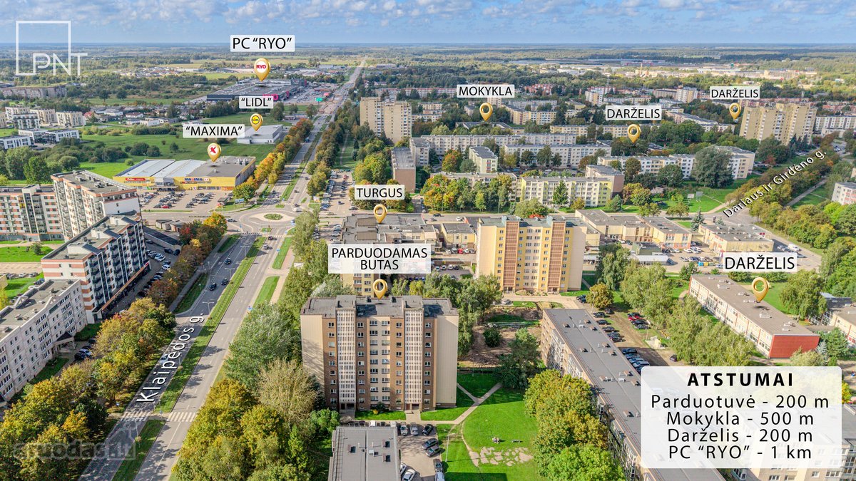 Parduodamas 2 Kambarių Butas Klaipėdos G., - nuotraukos Nr. 23