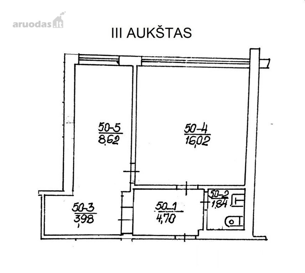 Parduodamas 1 K. Butas Staniūnų G., Panevėžyje - nuotraukos Nr. 18