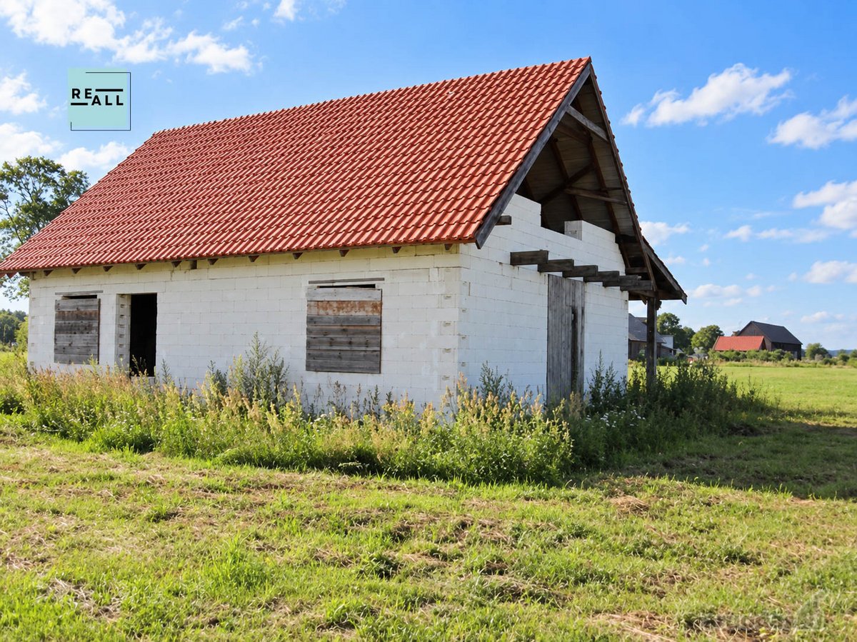 Parduodamas Nebaigtas Statyti Namas Su - nuotraukos Nr. 4