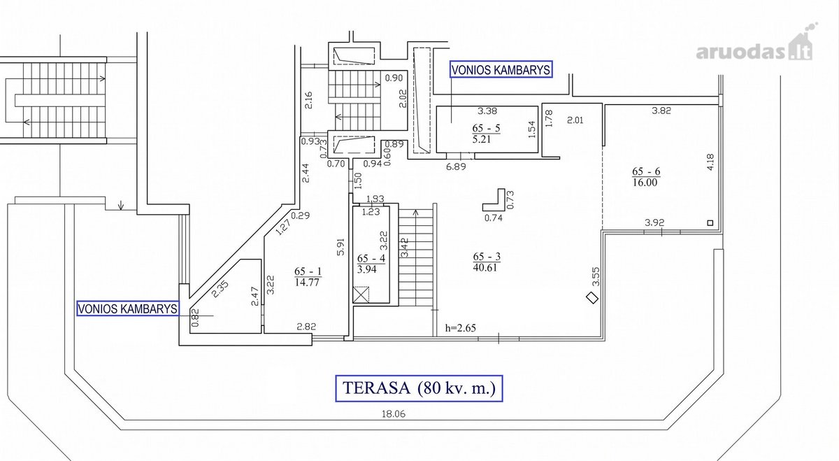 Išskirtiniai Penthouse stiliaus apartamentai - nuotraukos Nr. 20