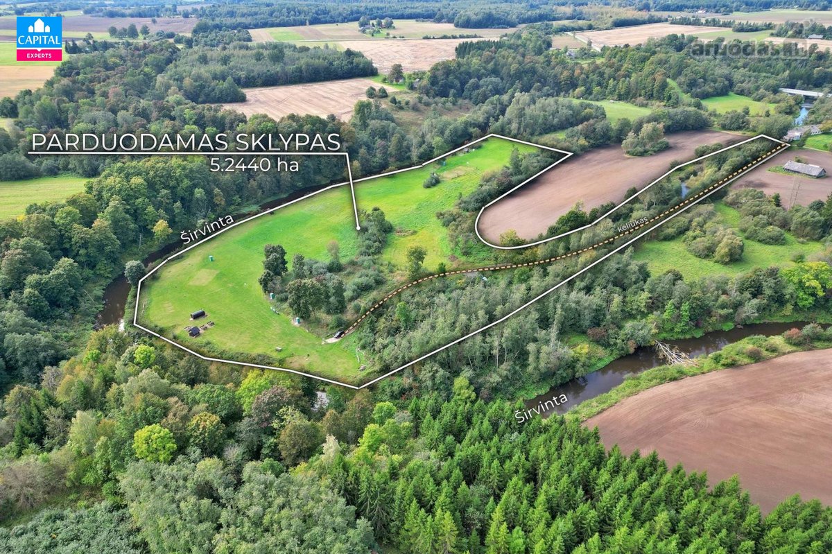 Parduodamas 5,244 Ha Sklypas Širvintos Upės - nuotraukos Nr. 22