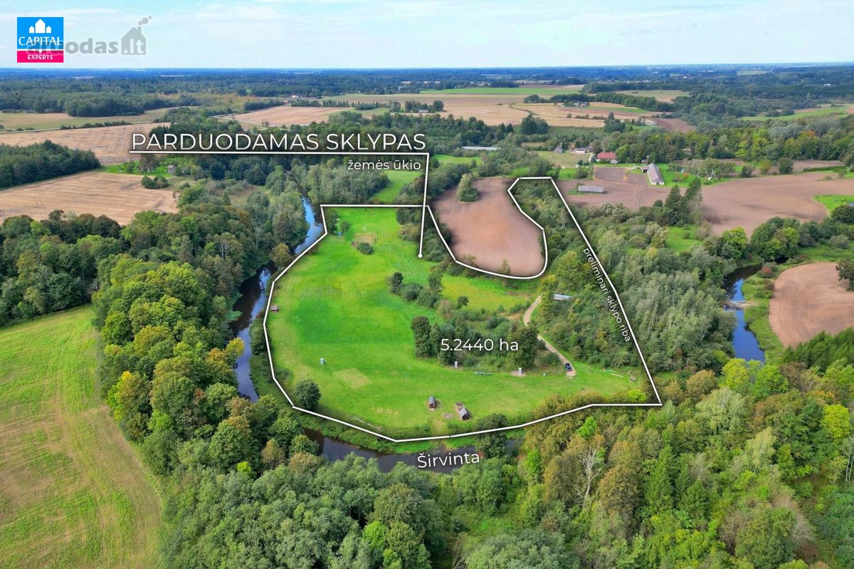 Parduodamas 5,244 Ha Sklypas Širvintos Upės - nuotraukos Nr. 23