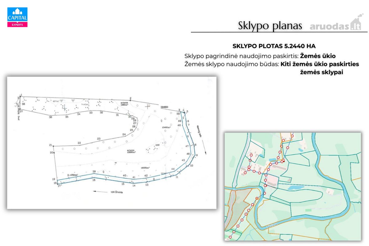 Parduodamas 5,244 Ha Sklypas Širvintos Upės - nuotraukos Nr. 24