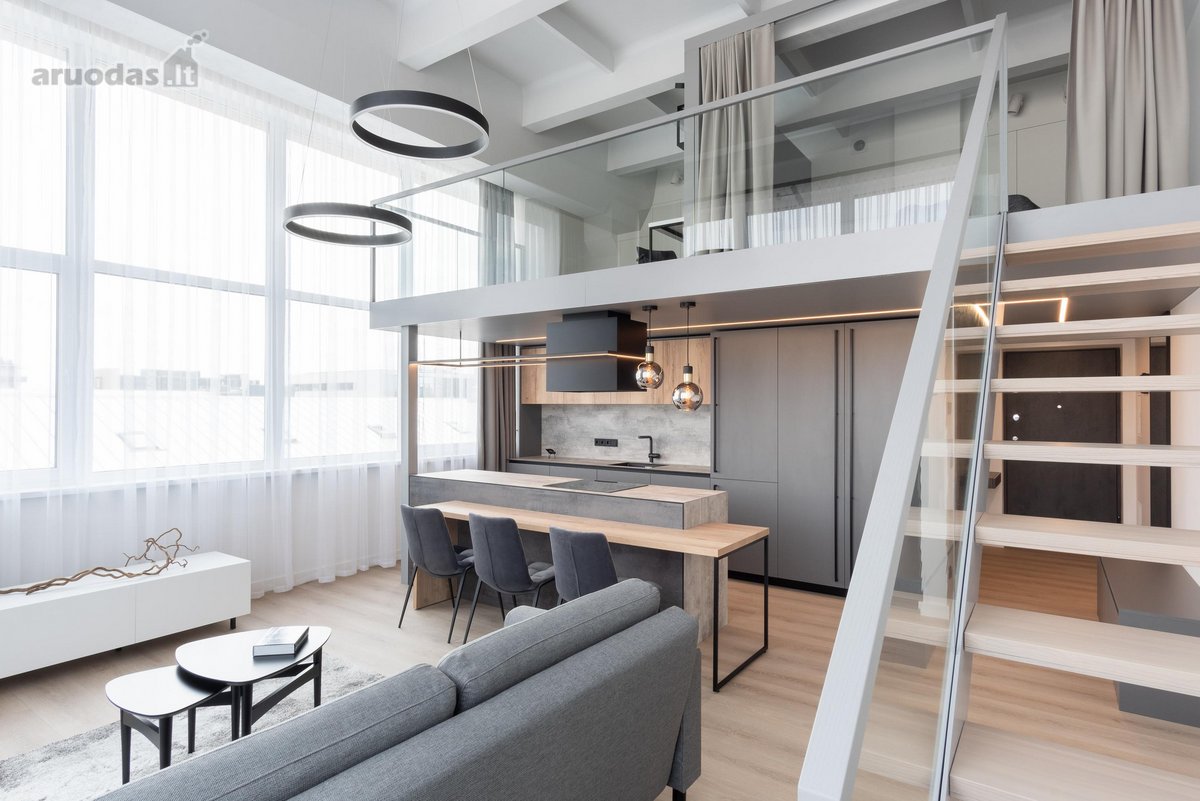 Išnuomojamas išskirtinis 70 m² loftas - nuotraukos Nr. 4
