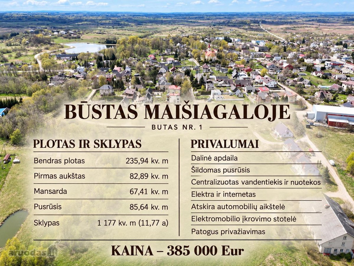 Erdvus Būstas Maišiagaloje – Jūsų Šeimos Namams - nuotraukos Nr. 33