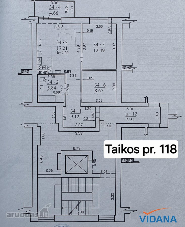 3 Kambarių Butas Su Parkingo Vieta Šalia Pc - nuotraukos Nr. 23