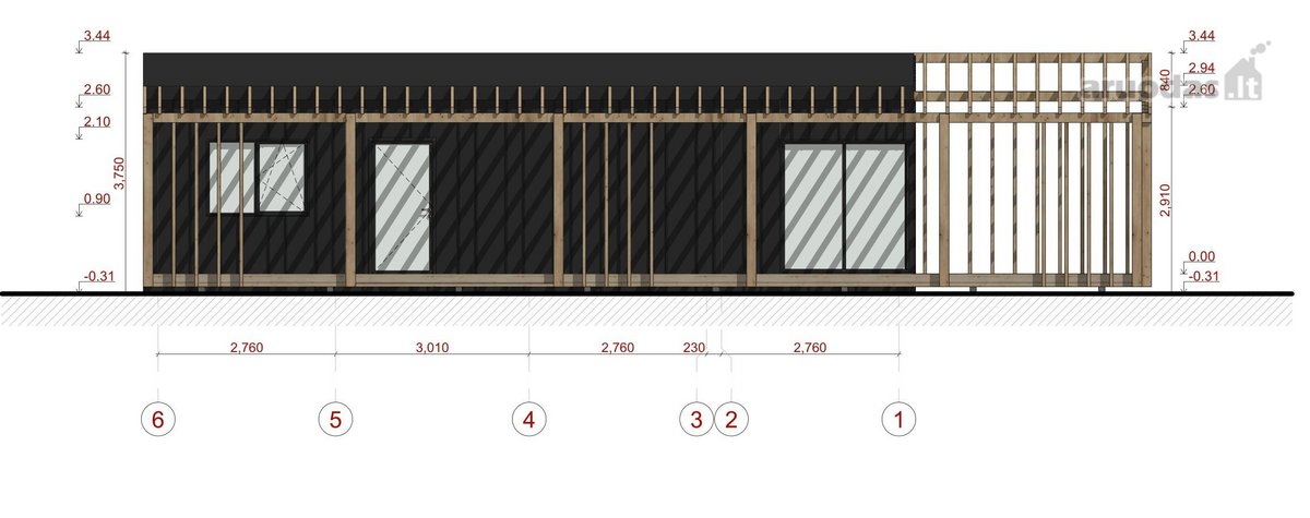 Naujas projektas Gratiškėse, šalia Trakų - nuotraukos Nr. 2