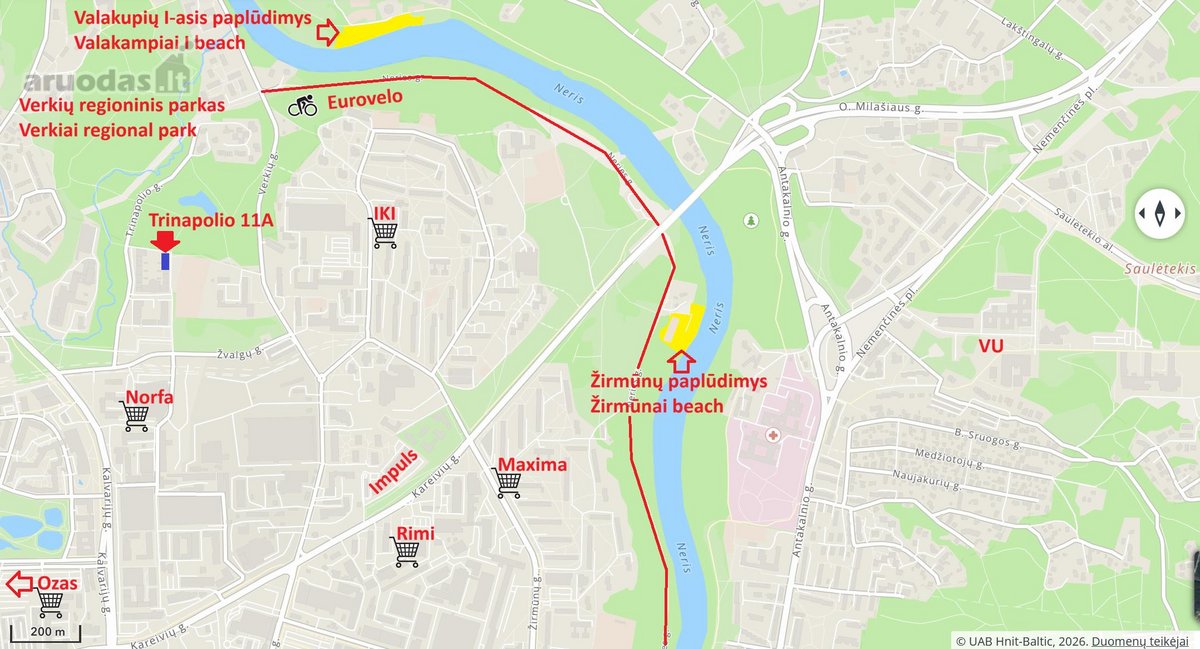 Nuomojamas šiuolaikinio dizaino, erdvus ir - nuotraukos Nr. 15