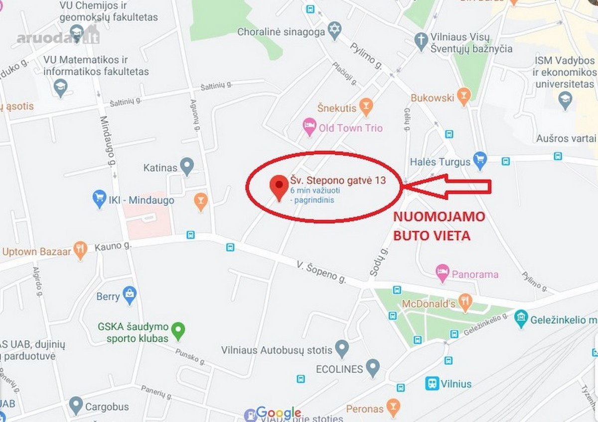 Senamiestyje, Šv.stepono g. 13 nuomojamas, - nuotraukos Nr. 15