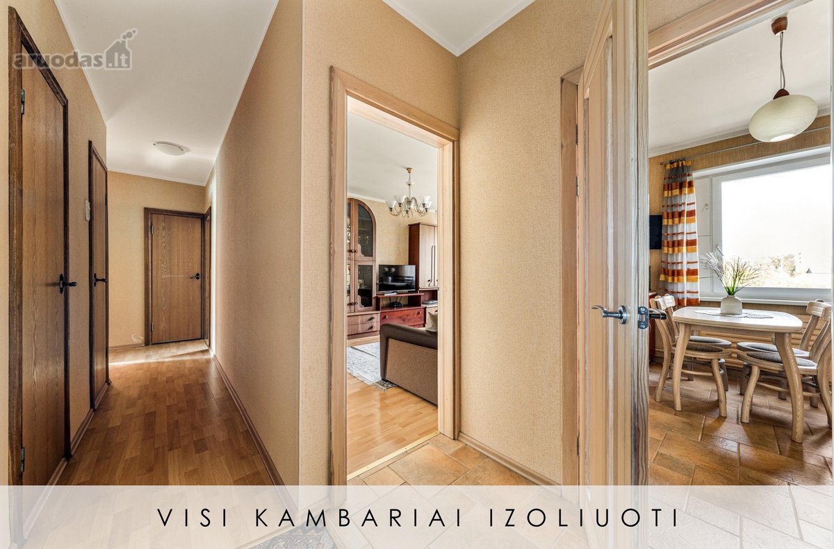 Parduodamas tvarkingas 3 kambarių (galima - nuotraukos Nr. 8