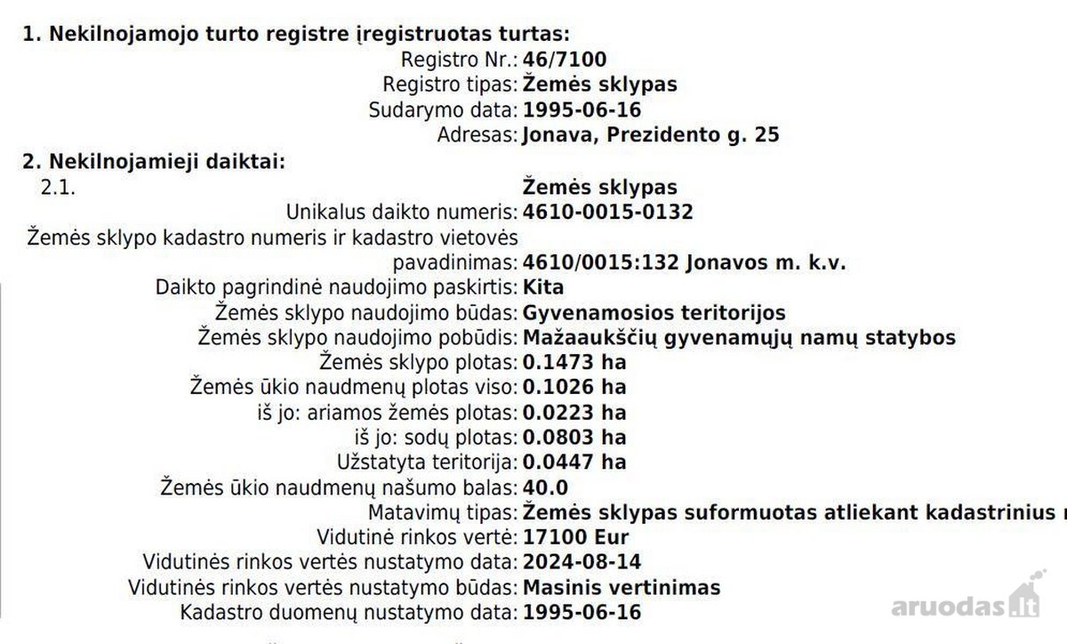 Ar norite beveik 15 a sklypo su namu miesto - nuotraukos Nr. 34