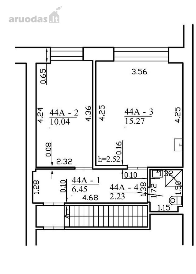 Parduodamas tvarkingas 2 kambarių, 33,99 m² - nuotraukos Nr. 8