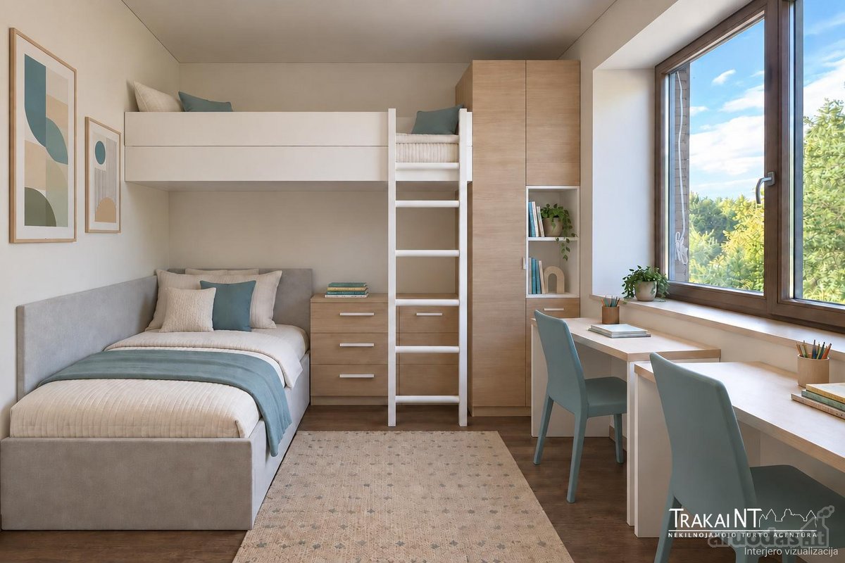 Parduodami Erdvūs 3 Kambarių, 93,02 m² Ploto - nuotraukos Nr. 11