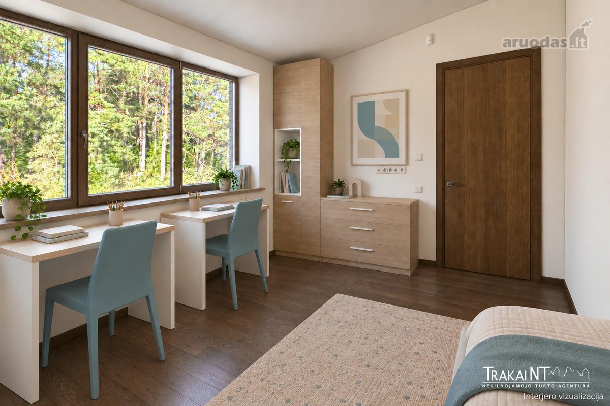 Parduodami Erdvūs 3 Kambarių, 93,02 m² Ploto - nuotraukos Nr. 13