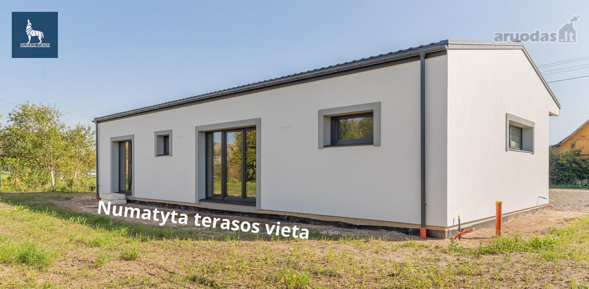 Parduodamas naujos statybos A++ namas su garažu - nuotraukos Nr. 7