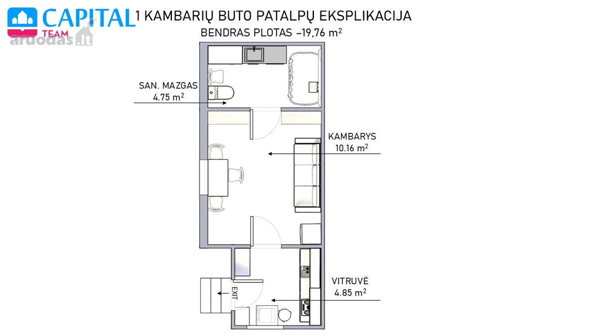 Parduodamas Tvarkingas Ir Suremontuotas Butas - nuotraukos Nr. 18