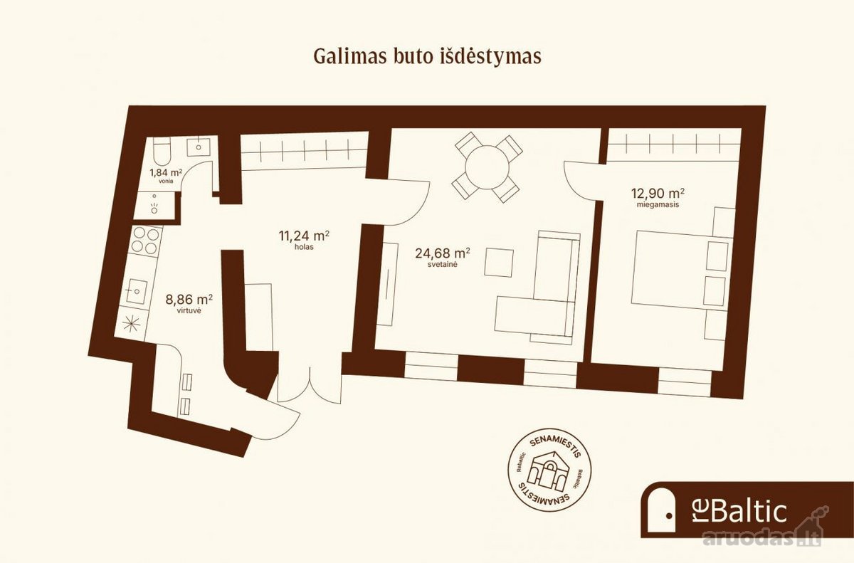 Puiki investicija Didžioji g. 39 renovuotame - nuotraukos Nr. 6