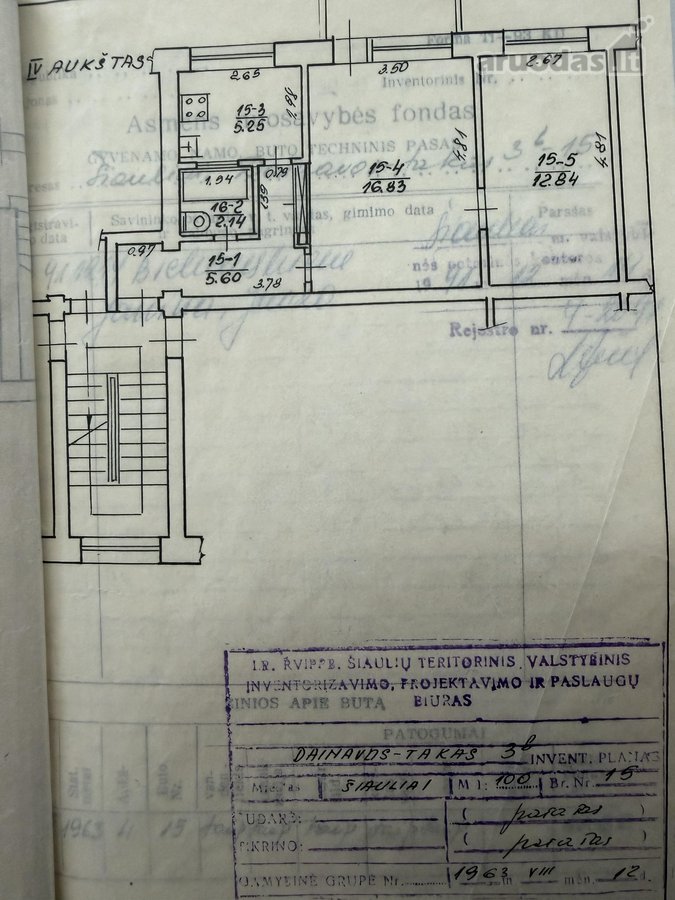 Šiaulių miesto centre parduodamas 2 kambarių - nuotraukos Nr. 8