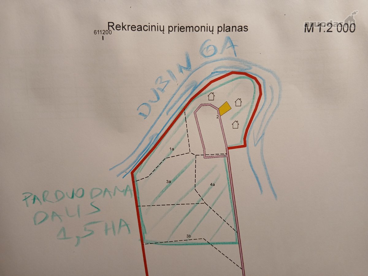 Unikalus pusiasalis su 250m Dubingos upės - nuotraukos Nr. 8