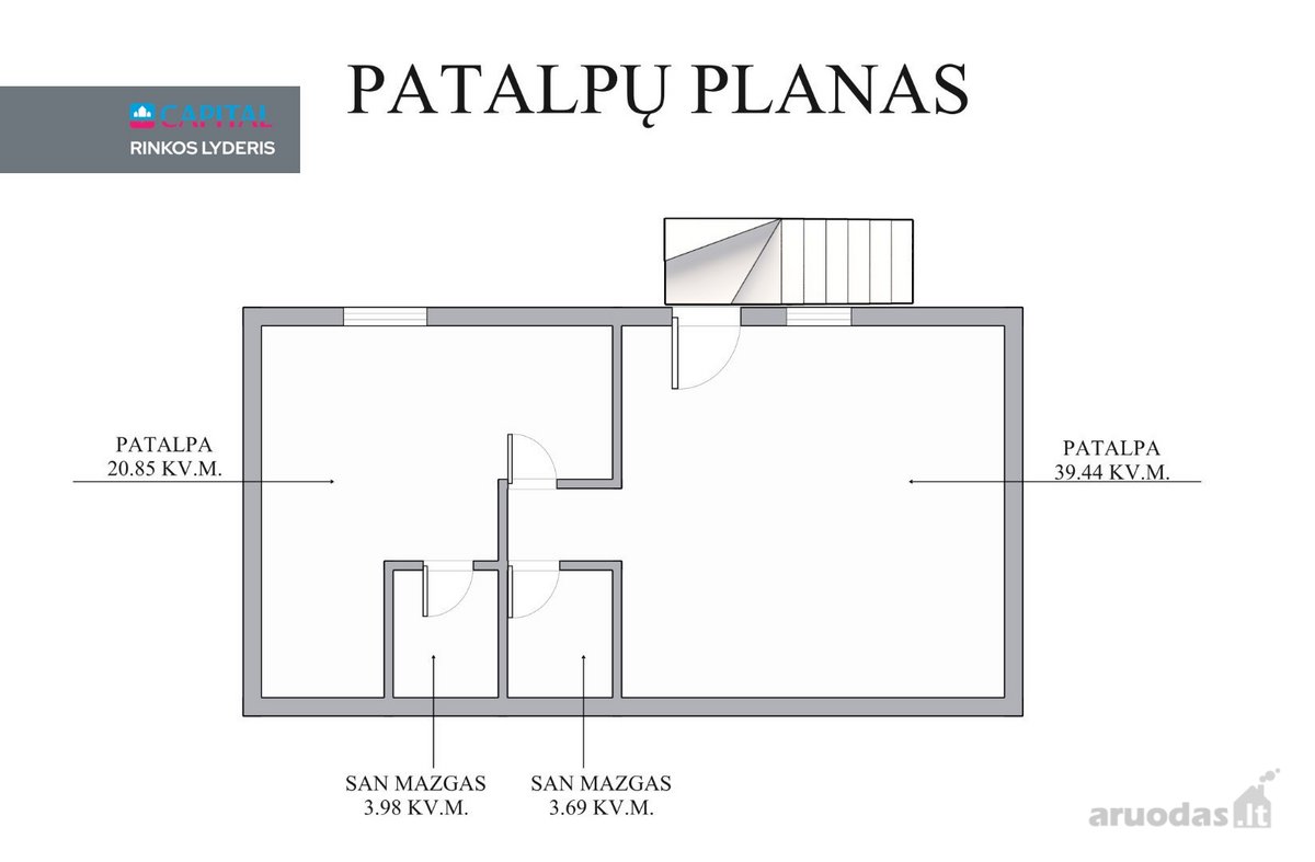 Nuomojamos 67,96 Kv. M Patalpos – - nuotraukos Nr. 14