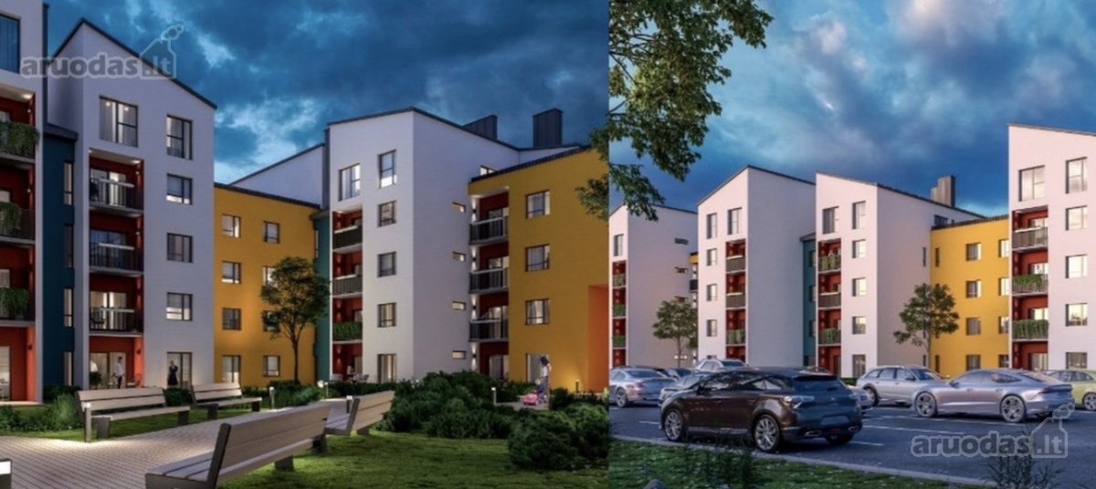 Parduodamas 43 Kv. M Butas Su Terasa Naujos - nuotraukos Nr. 11