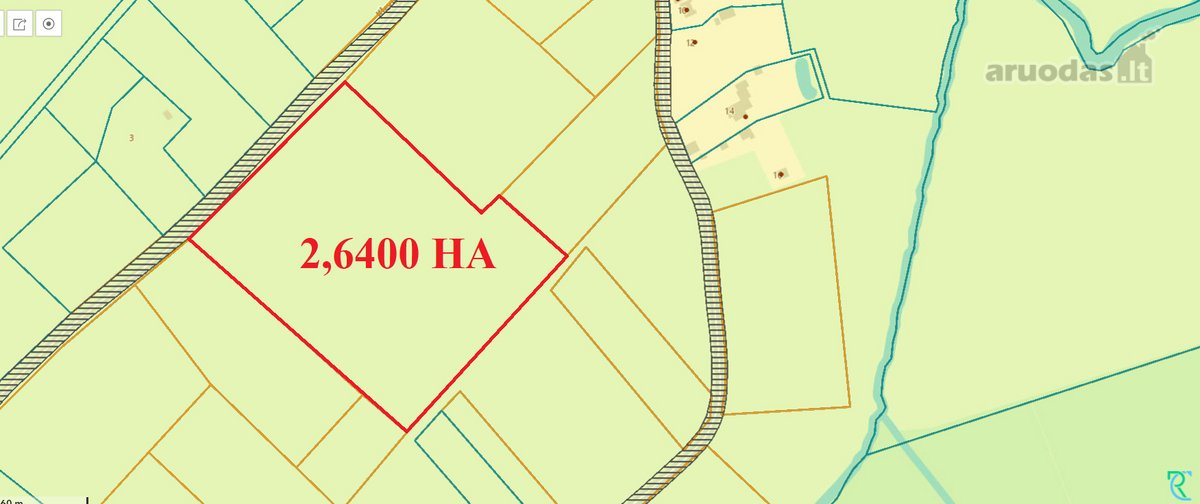 Parduodamas 2,6400 ha žemės ūkio paskirties - nuotraukos Nr. 2