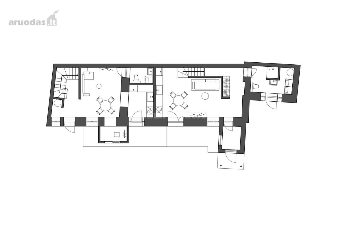 Parduodamas Išskirtinis 2 Butų Projektas - nuotraukos Nr. 3