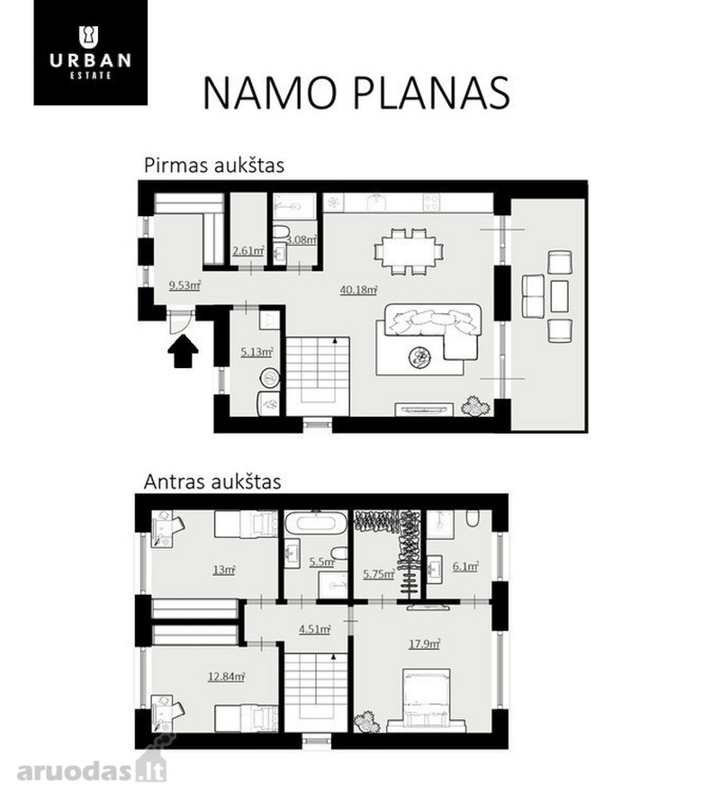Modernios Architektūros Namas Ramiame - nuotraukos Nr. 5