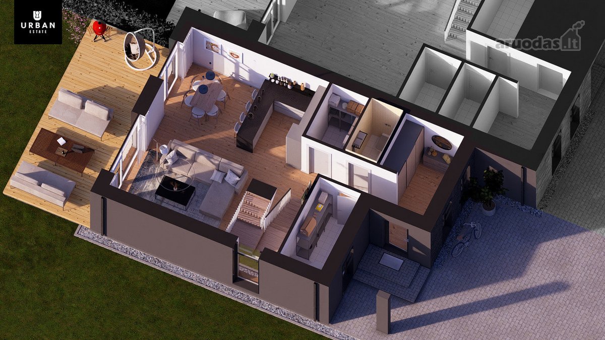 Modernios Architektūros Namas Ramiame - nuotraukos Nr. 6