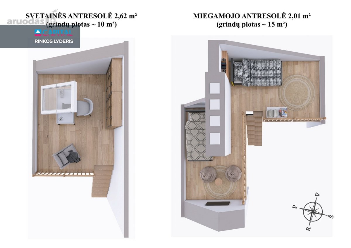 Visas grindų plotas apie 120 m², 3 - nuotraukos Nr. 44