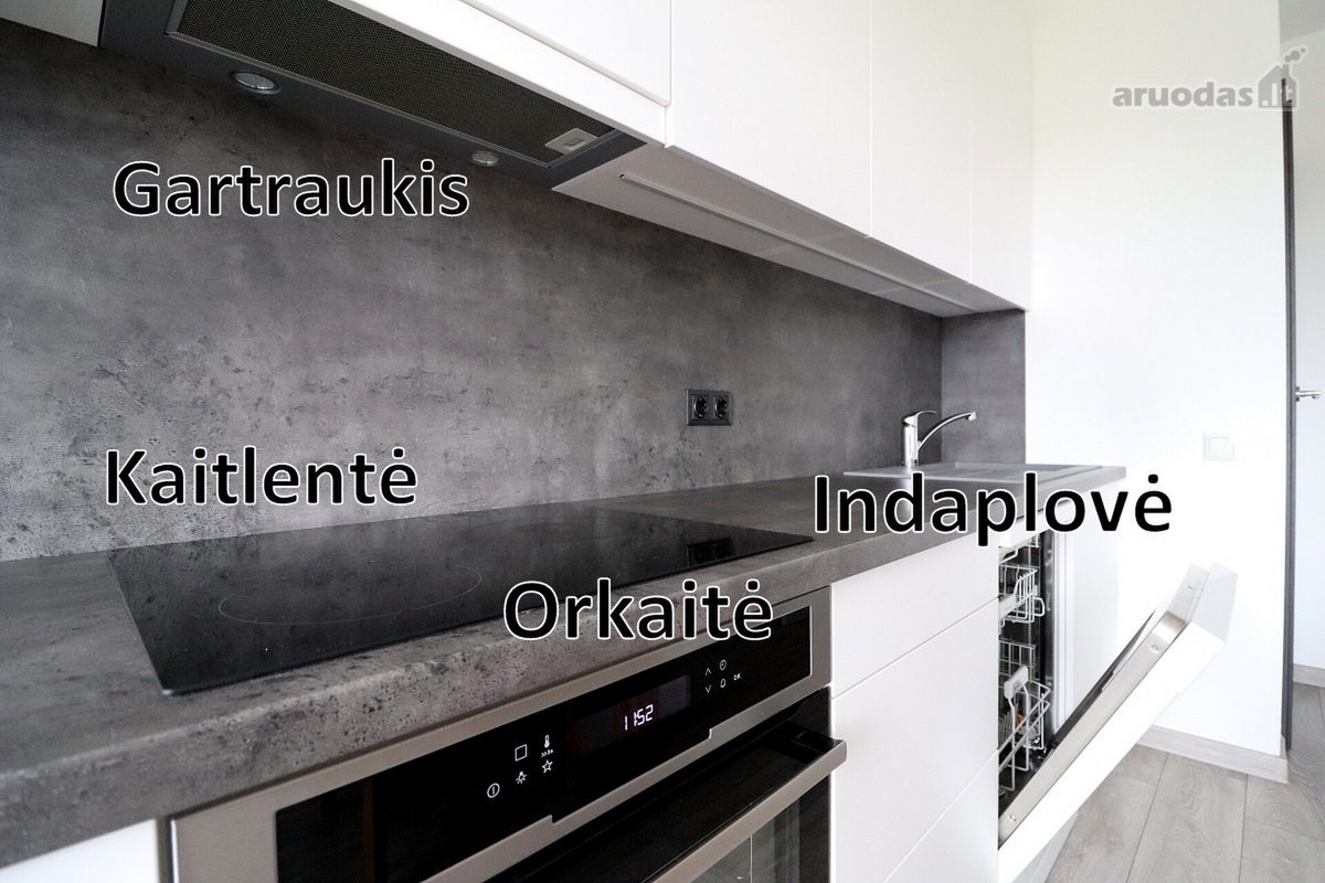 Jaukiai moderniai įrengtas dviejų kambarių - nuotraukos Nr. 11