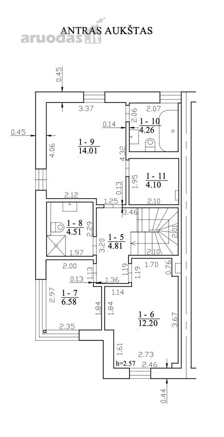 Parduodamas pilnai įrengtas 115 m² kotedžas - nuotraukos Nr. 44