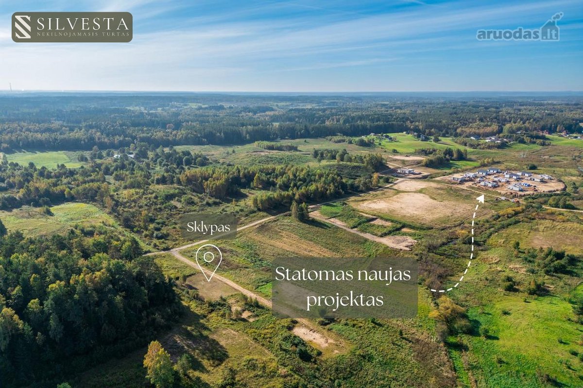 Parduodamas 10 Arų Namų Valdos Sklypas Gamtos - nuotraukos Nr. 6