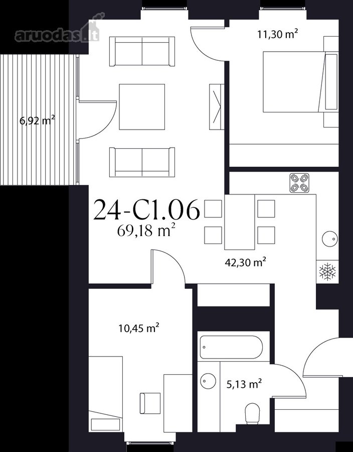 „Trinyčių rezidencija“ - modernus 5 ha - nuotraukos Nr. 18