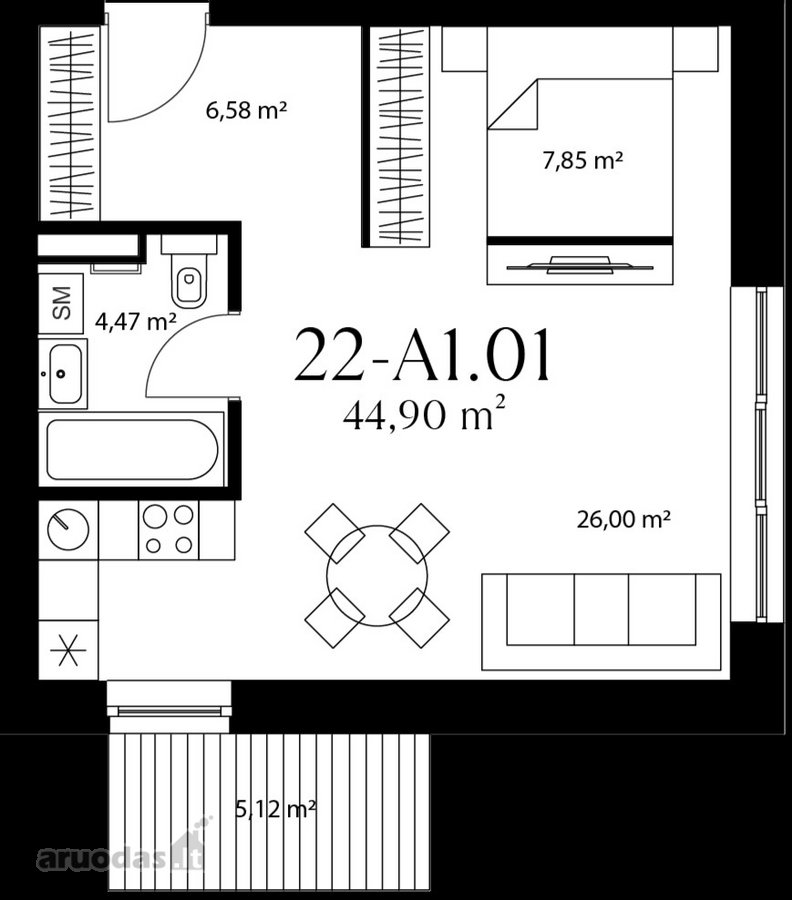 „Trinyčių rezidencija“ - modernus 5 ha - nuotraukos Nr. 18